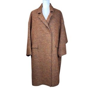 Poetry Overcoat 16 Wool Alpaca Blend Pockets Closet Staple Heritage Old Money